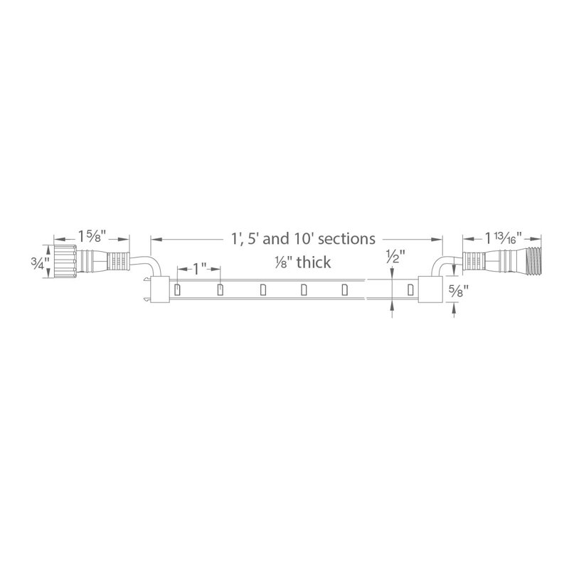 InvisiLED® Pro Under Cabinet Tape light, 60"