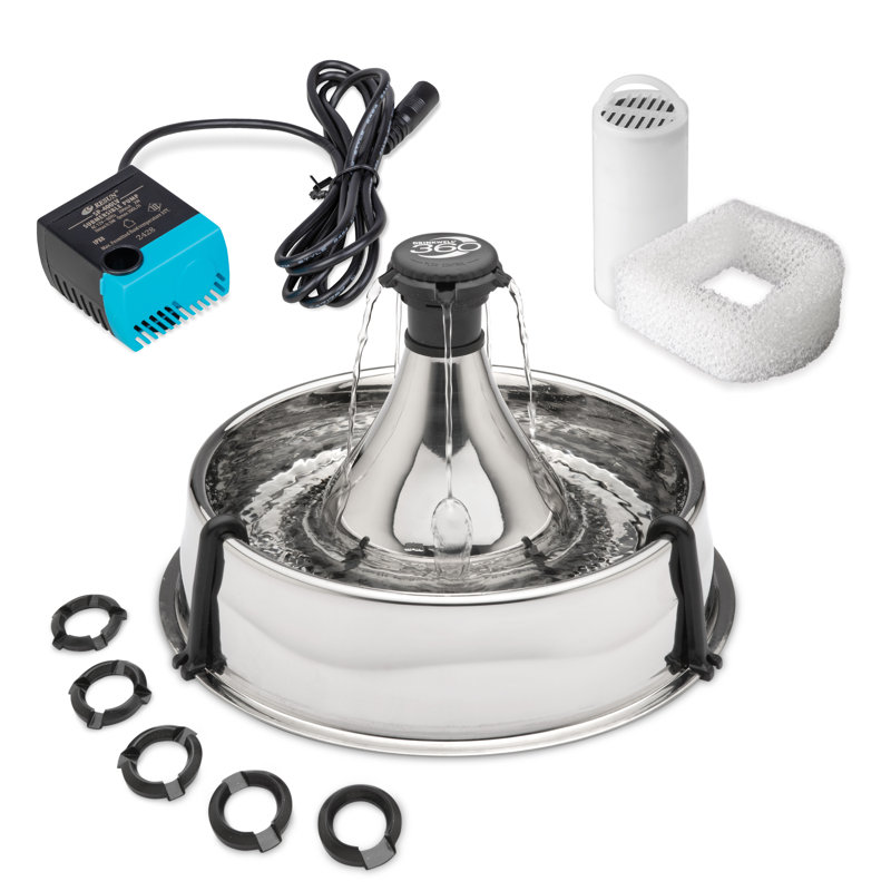Drinkwell® Stainless Multi-Pet Pet Fountain