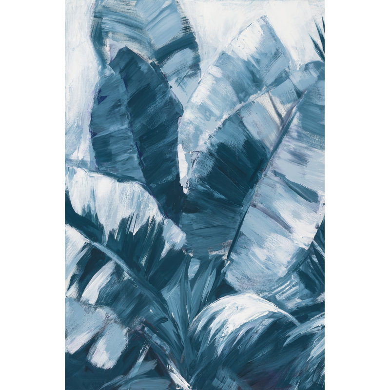 Anirudh Blue Palms I par Suzanne Wilkins, H 18 po x l 12 po