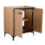 Armoire de meuble-lavabo 30 po, structure en bois d'ingénierie, grand espace de rangement, assemblage facile, conception plancher-plafond, base American Furniture 30 po, unité en chêne, salle de bain, bois d'ingénierie, style-987615447