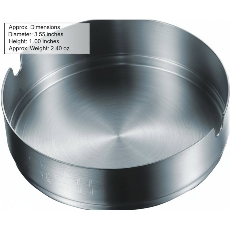 Cendrier en acier inoxydable Visol Pierro