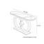 Console elliptique en acier inoxydable doré-1673548842