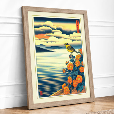 Coastal Flowers At Rest Japandi - Print