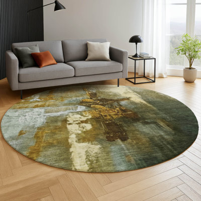 Premium Machine Washable Mayfield AMF2157 abstract Rug