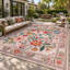 Tapis d'intérieur/extérieur vintage à motif floral résistant aux UV-339821972-339821975