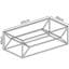 Matteo Clear Glass Coffee Table