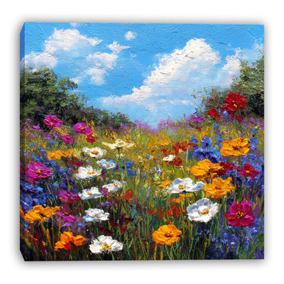 Art mural sur toile tendue Wildflower Meadow