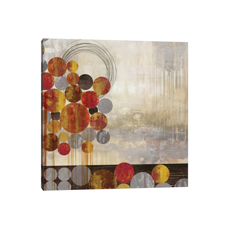 Sphere Scape 1 Piece Wrapped Canvas Painting, 45.72 cm H x 45.72 cm W x 3.175 cm D