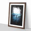 'Blue Whale' - Picture Frame Graphic Art Print-56856589-56856590
