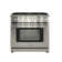 CASAINC 36" 6.0 Cubic Feet Smart Natural Gas Freestanding Convection Range