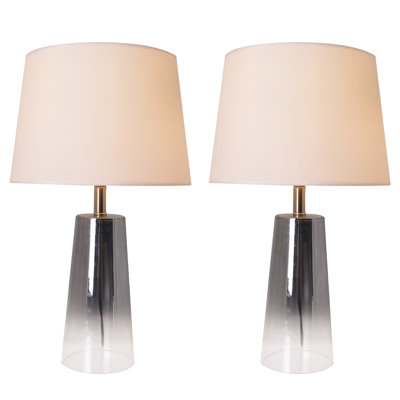 Lampe de table 25 "(ensemble de 2)