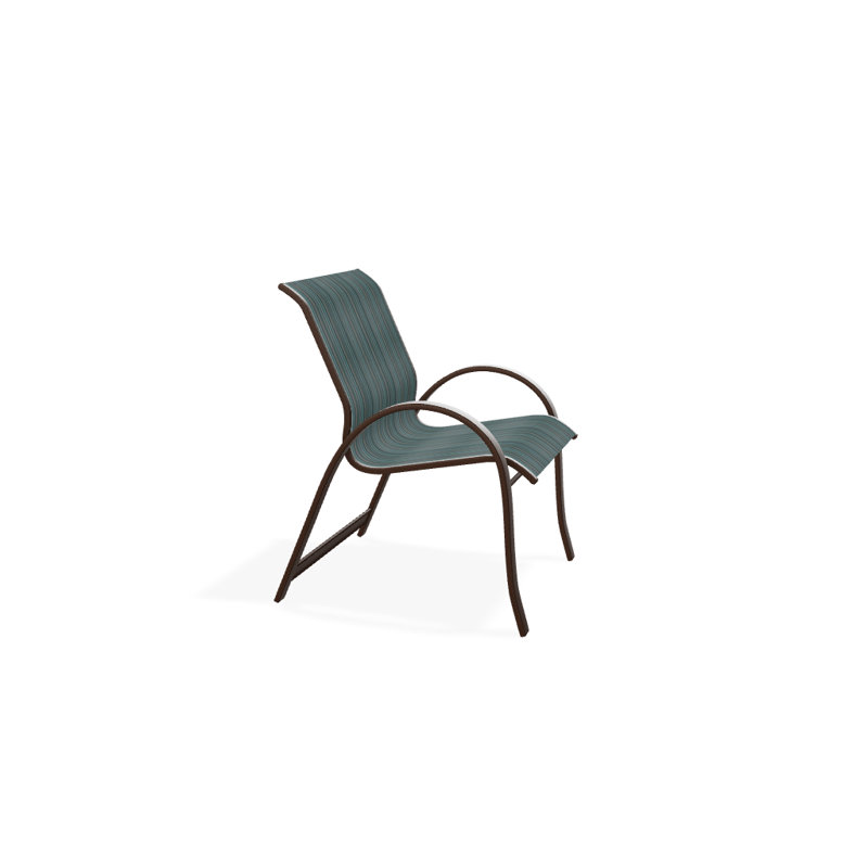Aruba 1 Outdoor Dining Armchair, Kona
