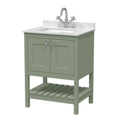Bexley 600 mm Freestanding Single Vanity with Integrated Basin