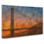 Sunset Over Golden Gate Bridge - Wrapped Canvas Painting-56647464
