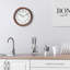 Horloge murale QXA129BLH, brun