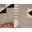Tapis oriental tissé à la main à motif géométrique tissé à la main 8 pi x 10 pi, brun kaki, 8 pi x 10 pi