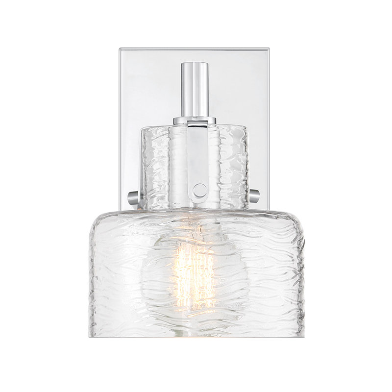 Dover 1-Light Wall Sconce in Polished Nickel, Polished Nickel