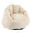 Christlynn Faux-Fur Bean Bag Chair With Armrests