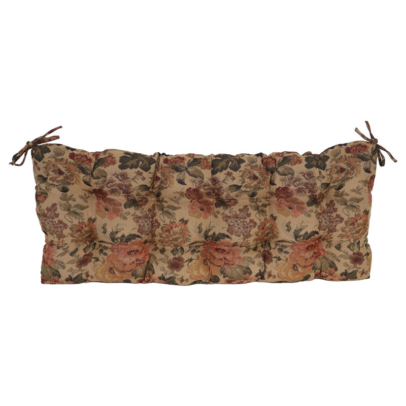 Tufted Tapestry Bench Cushion
