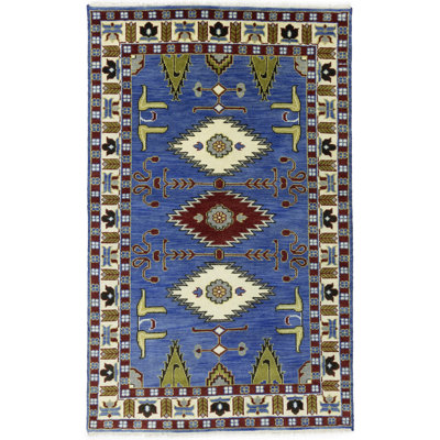 Kashtyn Performance Wool Geometric Rug