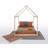 Khwaja Ozark Solid Wood House Bed-2124671557