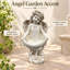 Statue d'ange patinée pour jardin