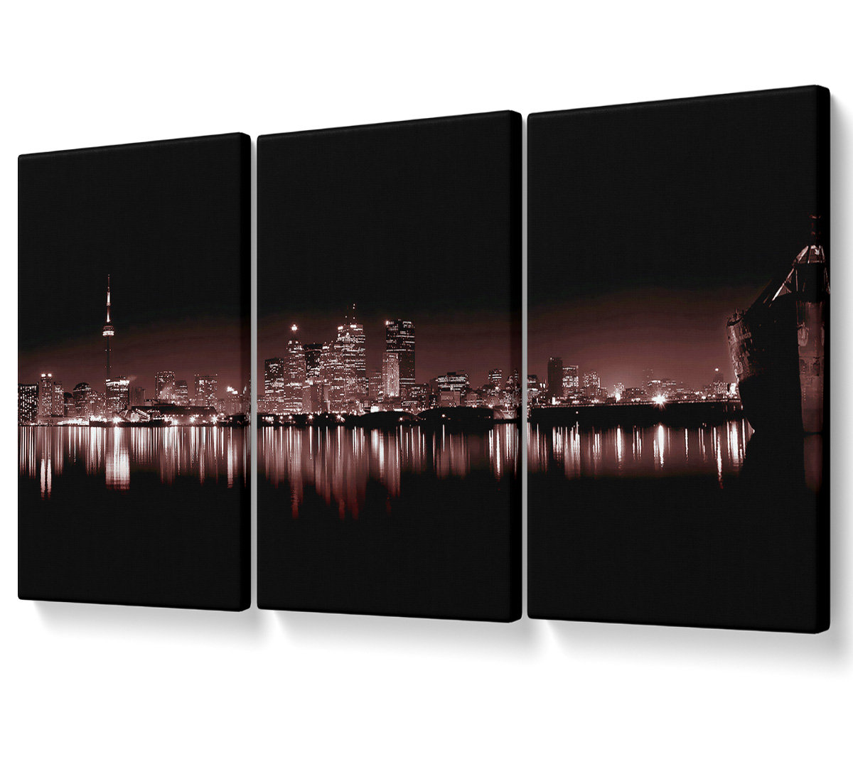 Ebern Designs New Zealand Reds - 3 Piece Wrapped Canvas Graphic Art ...