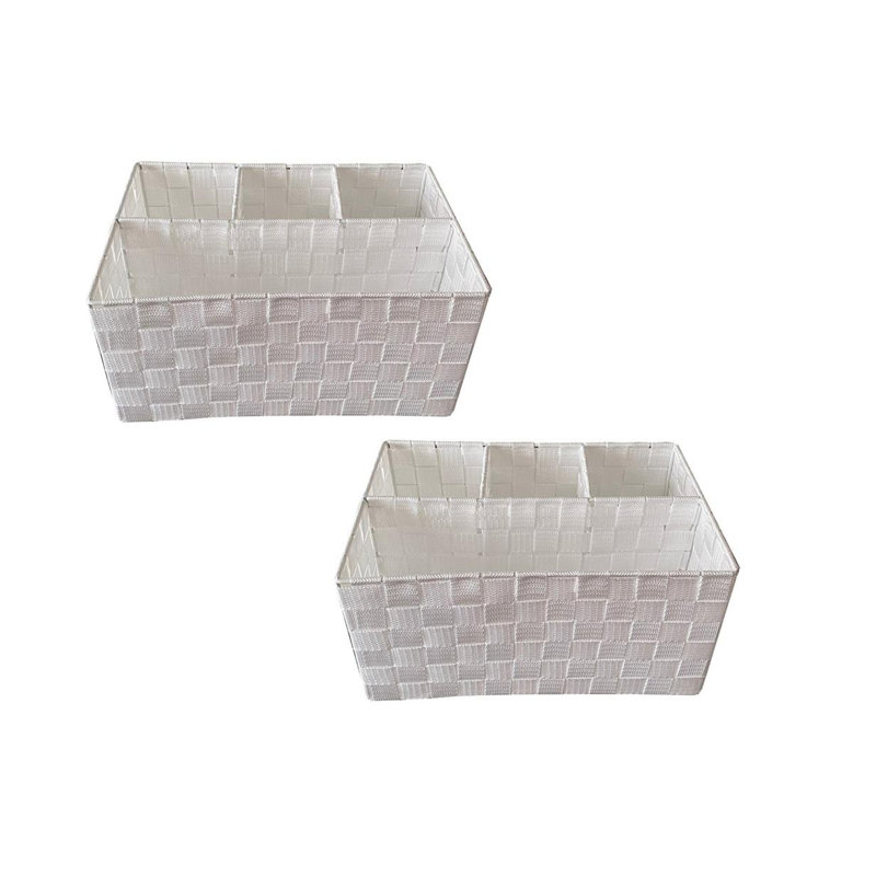 Rebrilliant Decorative Bins, White