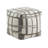 Ari 16" Modern & Contemporary Jacquard Fabric Pouf with Durable Polystyrene Bead Filling & Textured Pattern Design