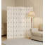 Écran de chambre pliable en cèdre crème-1001831882-1001831883