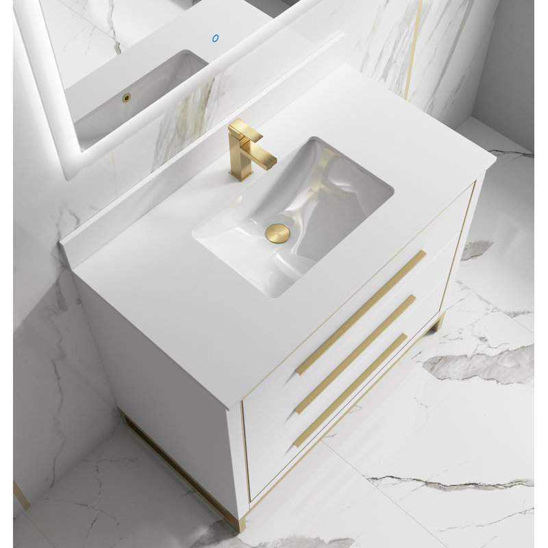Ensemble de meuble-lavabo simple l 40 po Genai