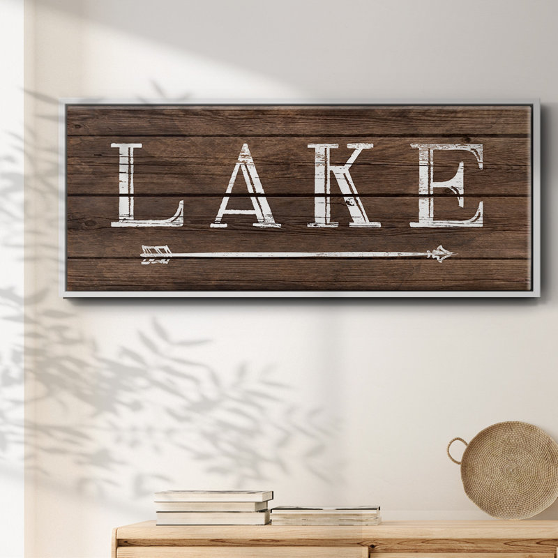 To the Lake - Toile encadrée