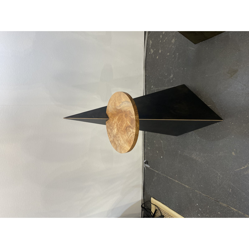 Peak/Plateau Solid Wood Top End Table