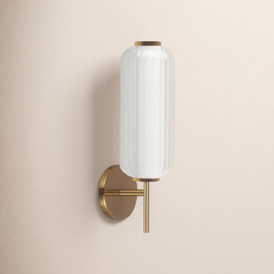 Calluna Single Light Dimmable LED Armed Sconce