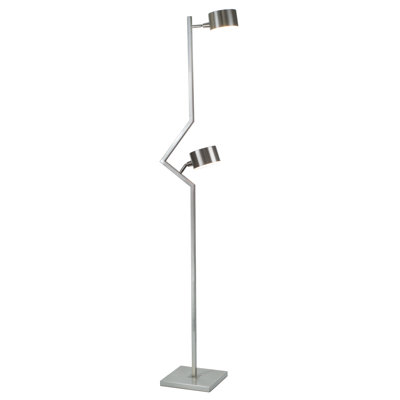 Catheryn 68'' Satin Nickel Tree Floor Lamp
