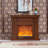 Solid Wood Electric Fireplace-977846726