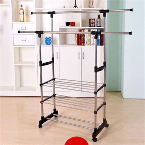 Gad 80cm Rolling Clothing Rack