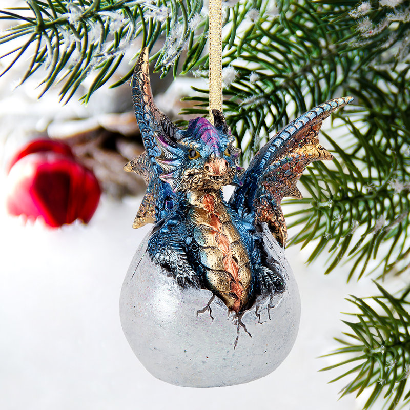 Hard Boiled Dragon Hanging Figurine Ornament