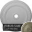 Médaillon de plafond Endurathane Piedmont, l 67 1/8 po x H 48 5/8 po x P 1 7/8 po (convient aux auvents jusqu'à 6 1/2 po), fini craquelé Americana peint à la main-851058060