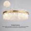 Aarzish Chandelier Modern Round Clear Glass Chandelier-591508954-591508955