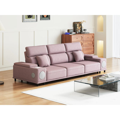 3 - Seater Reclining With Remote Controlled Zero Gravity Comfort, Dual Port Charging, Built In Speaker For Home Entertainment, Medium Firm Seating, Upholstery Power Recliner Wireless System, Three