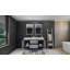 Ensemble de meuble-lavabo double mural de 59 po Mitul-6433120