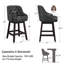 Tabouret de bar rembourré Chela Vigo-878617603-887165803