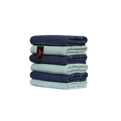 Cotton Stripe Jacquard Tea Towel Kitchen Towel