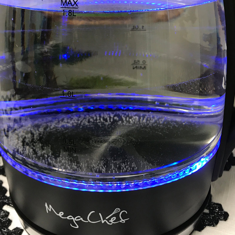 Mega Chef 1.8 Quarts Glass Electric Tea Kettle