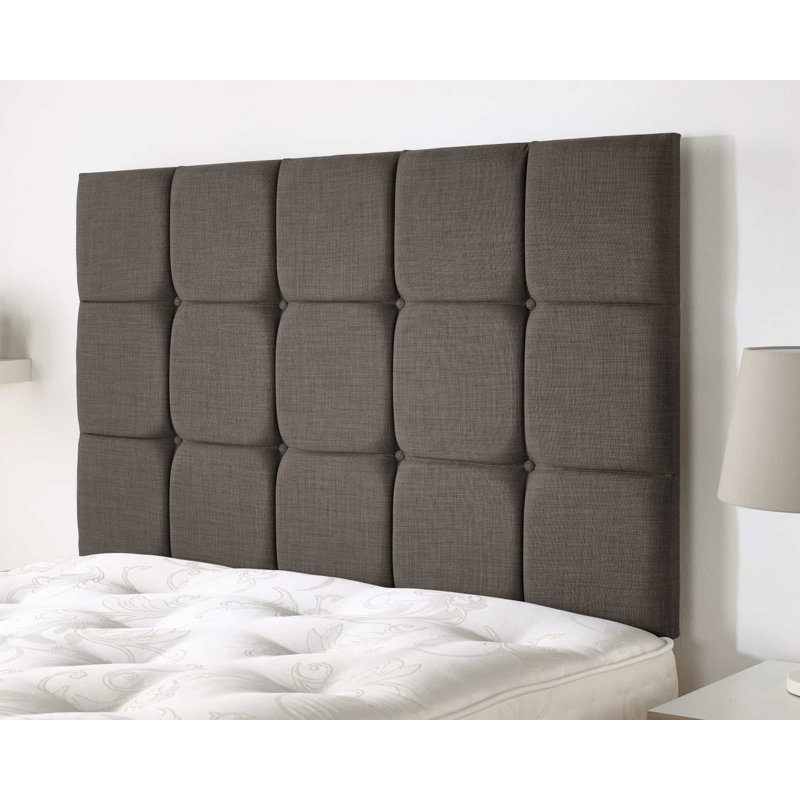 Upholstered Headboard, Single (3'), Ebony