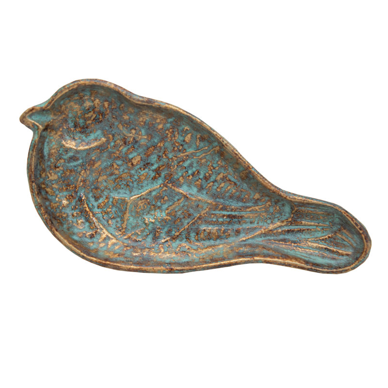 Plateau à bibelots Bird Patina