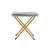 Oversized Folding Upholstered Saucer Chair With Ottoman-76709592
