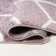 Mashawna Blocks Modern Geometric Rose/White Rug