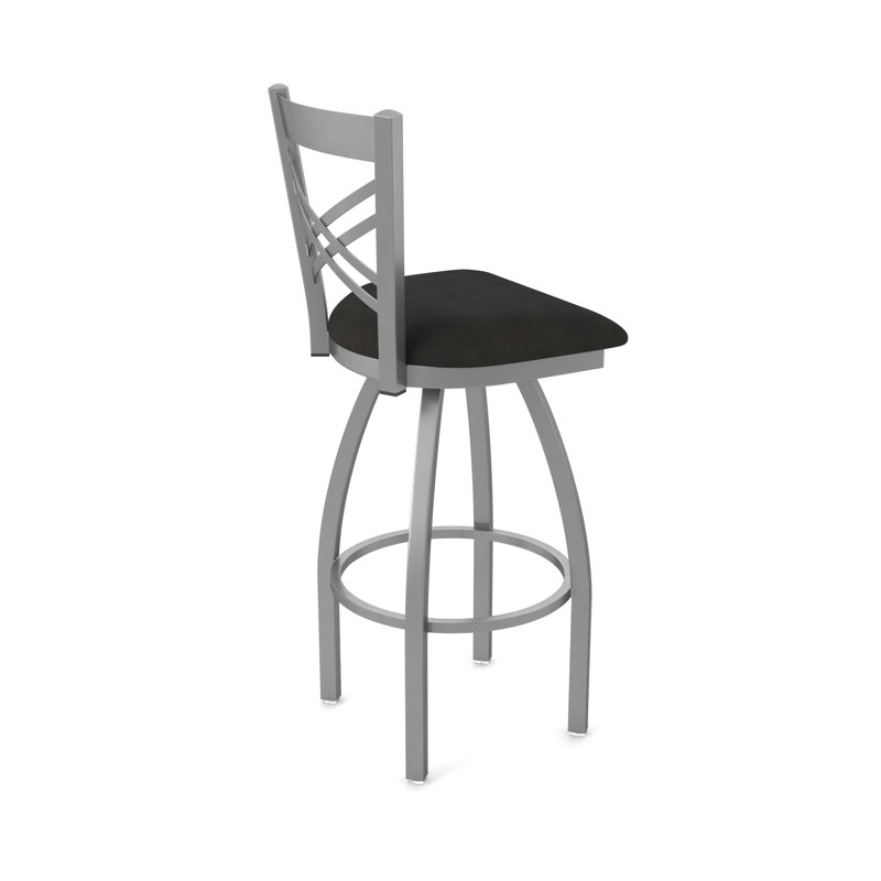 Tabouret pivotant 820 Catalina, Tabouret de bar (siège d'une hauteur de 30 po), Vinyle - espresso Canter, Acier Inoxydable